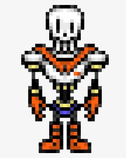 Transparent Sprite Papyrus - Dusttale Papyrus Pixel Art, HD Png ...