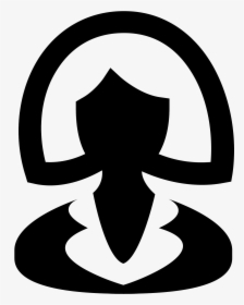 It S A Simplified Portrait Of A Head Bearing A Female - Pink Business Woman Icon, HD Png Download, Transparent PNG