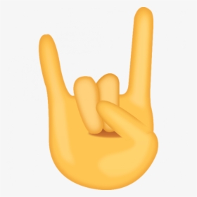 Sign Of The Horns Emoji Png, Transparent Png, Transparent PNG