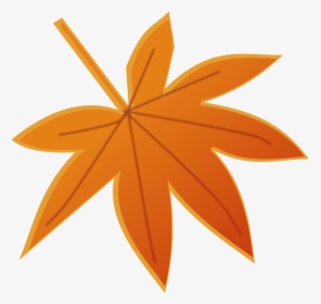 Marihuana, Autumn, Fall, Leaf, Orange, Tree, Foliage - Cartoon Autumn Leaf Transparent Background, HD Png Download, Transparent PNG