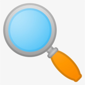 Magnifying Glass Tilted Left Icon - Magnifying Glass Emoji, HD Png Download, Transparent PNG