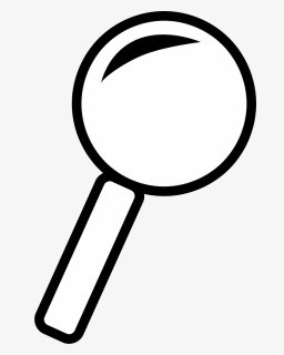 Magnifying Glass Outline Icon - Magnifying Glass Clipart Vector, HD Png Download, Transparent PNG