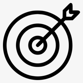 Target Svg Aim Transparent Goals Icon Png- - Goal Icon Png, Png Download, Transparent PNG