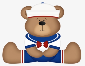 Sailor Teddy Bear Clipart Png, Transparent Png, Transparent PNG