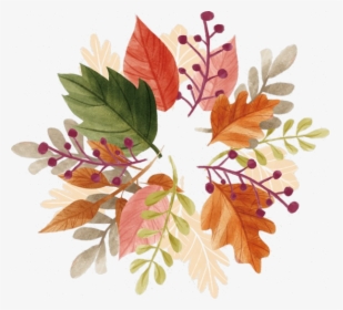 Watercolor Fall Leaves Png, Transparent Png, Transparent PNG