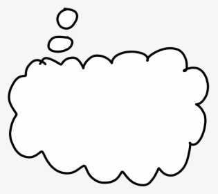 Thoughts Thought Bubble White Free Picture - Illustration, HD Png Download, Transparent PNG