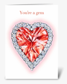 You Re A Gem Greeting Card - Heart, HD Png Download, Transparent PNG