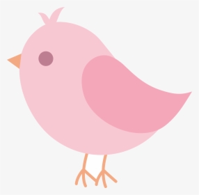 Easy Within Clip Art Bird Clipart Birds Transparent - Pink Bird Clipart, HD Png Download, Transparent PNG