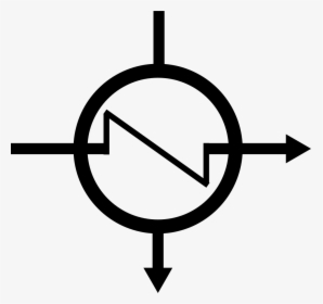 Marker Of Heat Exchanger - Heat Exchanger Symbol Png, Transparent Png, Transparent PNG