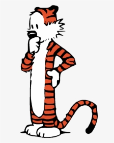 Figure 2 - 1 - 4c - Calvin And Hobbes Easy Drawing - Hobbes Calvin, HD Png Download, Transparent PNG