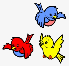 Bird Animated Birds Clipart Transparent Png - Spring Bird Coloring Page, Png Download, Transparent PNG