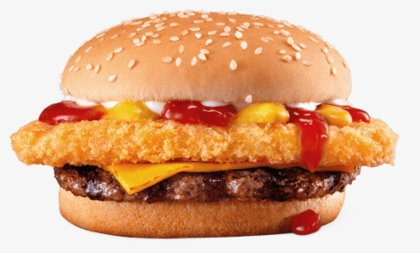 Hash Brown Cheeseburger - Hash Brown Burger Hungry Jacks, HD Png Download, Transparent PNG