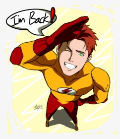 Transparent Wally West Png - Wally West Young Justice, Png Download, Transparent PNG
