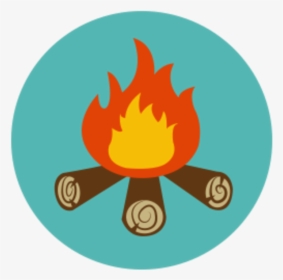 Campfire Clip Art Clipart Cliparting - Campfire Icon, HD Png Download, Transparent PNG
