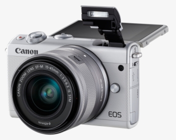 White Canon Camera, HD Png Download, Transparent PNG
