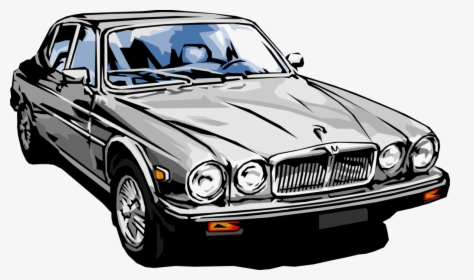 Vector Illustration Of Luxury Jaguar Car Automobile - Vector Illustrator Autos, HD Png Download, Transparent PNG