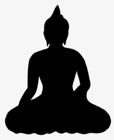 Yoga,sitting,photography - Meditation Black And White, HD Png Download, Transparent PNG