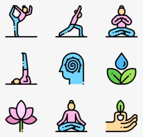 Yoga And Mindfulness - Mindfulness Meditation Clip Art, HD Png Download, Transparent PNG