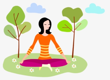 Transparent Yoga Vector Png - Meditation, Png Download, Transparent PNG