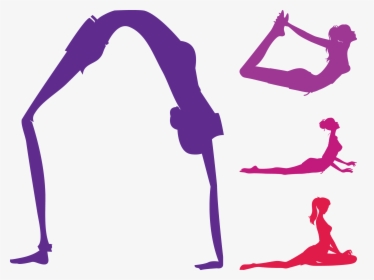 Yoga Silhouette Royalty-free Clip Art - Yoga, HD Png Download, Transparent PNG