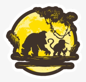 Transparent King Kong Clipart - Calvin And Hobbes Shadow, HD Png Download, Transparent PNG