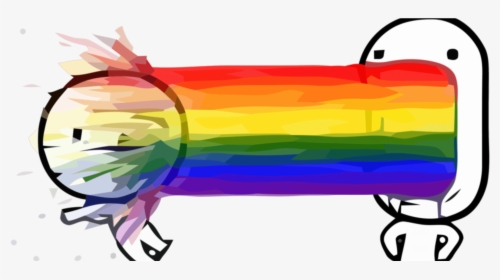 Transparent Drill Sergeant Clipart - Stick Figure Throwing Up Rainbow, HD Png Download, Transparent PNG