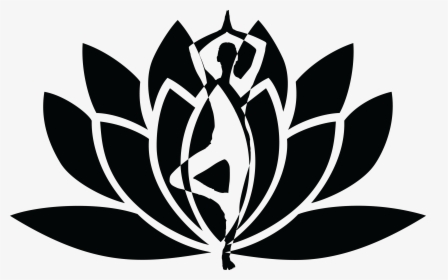 Clipart Yoga Lotus, HD Png Download, Transparent PNG