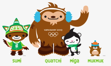 Transparent Part Hat Png - Vancouver Olympics Mascots, Png Download, Transparent PNG