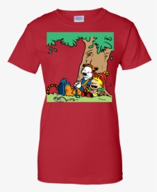 Calvin And Hobbes Dragon Ball Calvin And Hobbes Mashup - T-shirt, HD Png Download, Transparent PNG