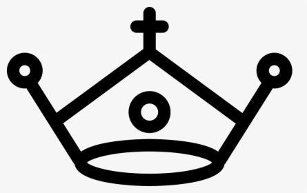 Royal Crown With A Cross Svg Png Icon Free Download - Hyuga Clan Symbol, Transparent Png, Transparent PNG
