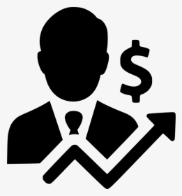 Businessman Earnings Income Profit Salesman Statistics - Businessman Icon Png, Transparent Png, Transparent PNG