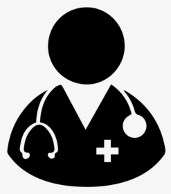 Black And White Doctor Clipart, HD Png Download, Transparent PNG