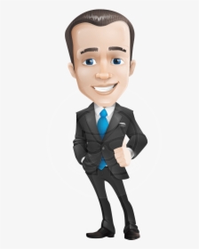 Male Business Cartoon, HD Png Download, Transparent PNG