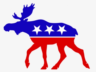 Progressive Moose Walking - Progressive Bull Moose Party, HD Png Download, Transparent PNG