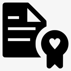 Marriage License - Marriage Certificate Icon Png Symbol, Transparent Png, Transparent PNG