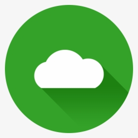 Cloud Icon Long Shadow - Little Green Pig, HD Png Download, Transparent PNG
