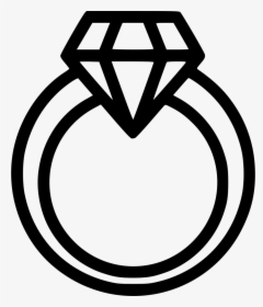 Diamond Ring Icon Png, Transparent Png, Transparent PNG