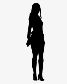 Girl Silhouette Png, Transparent Png, Transparent PNG