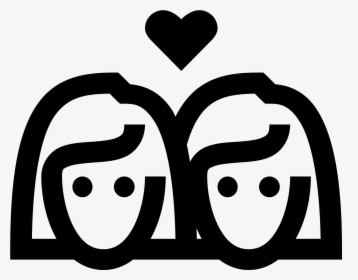 Same Sex Marriage Icon - Crush Icon Png, Transparent Png, Transparent PNG