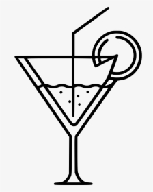 Cocktail Martini Comments - Wine Glass, HD Png Download, Transparent PNG