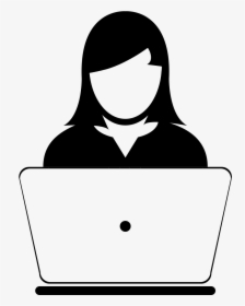 Computer Users Clipart - Female User Icon, HD Png Download, Transparent PNG