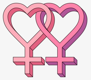 Lesbian Hearts, HD Png Download, Transparent PNG