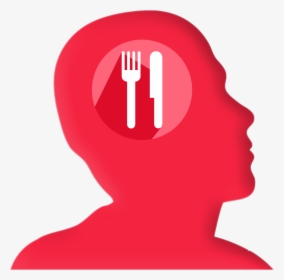 Icon, Head, Profile, Knife, Fork, Eat, Cutlery - Fear Of Rejection Icon, HD Png Download, Transparent PNG