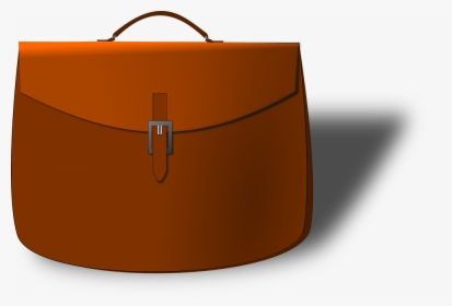 Satchel, Purse, Bag, Briefcase, Leather, Portfolio - Leather Clip Art, HD Png Download, Transparent PNG