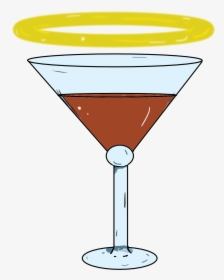 Transparent Martini Glass Clipart - Martini Glass, HD Png Download, Transparent PNG