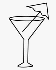 Bikini - Inner-tube - Cocktail - Martini Glass Clipart - Cocktail Glass, HD Png Download, Transparent PNG