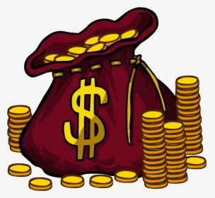 Cartoon Money Bag Vector Economics Economic Performance - Cartoon Money Bag Png, Transparent Png, Transparent PNG