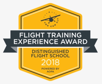 2017 Aopa Distinguished Flight School Flight Training - Flight Training, HD Png Download, Transparent PNG