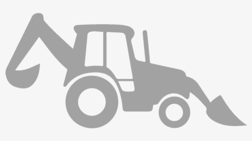 Transparent Black And White Backhoe Clipart - Construction Truck Logo Png, Png Download, Transparent PNG