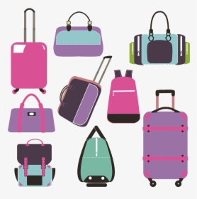 Baggage Travel Suitcase - Bag Vector, HD Png Download, Transparent PNG